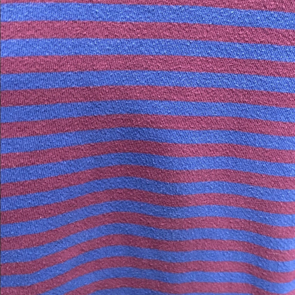 Free People We The Free Classic Striped Oversized Crewneck; Blue Combo; Size XS - Picture 10 of 10
